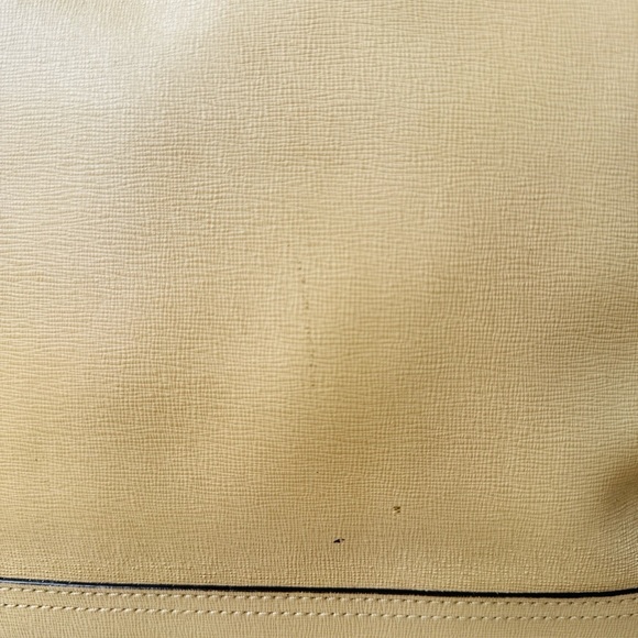 *SOLD* COACH tan Saffiano leather tote - Picture 4 of 17